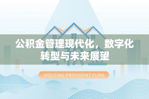 左贡公积金管理现代化，数字化转型与未来展望