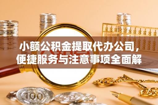 左贡小额公积金提取代办公司，便捷服务与注意事项全面解析